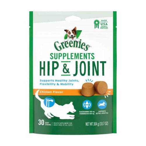 Greenies Hip & Joint Supplement For Dogs 30 Count by Greenies