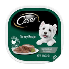 Cesar With Turkey In Meaty Juices 3.5 Oz (Case of 24) by Pedigree