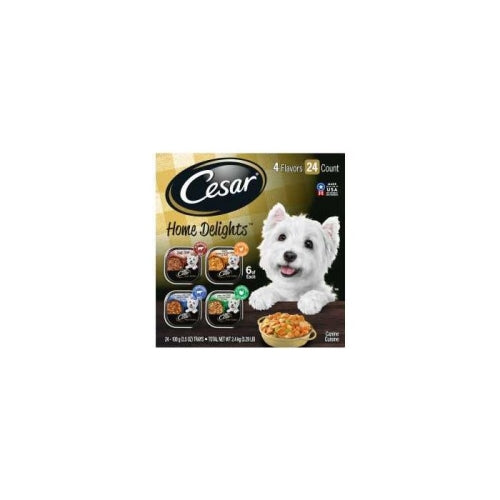Pedigree, Cesar Home Delights Multipack, 3.5 Oz (Case of 24)