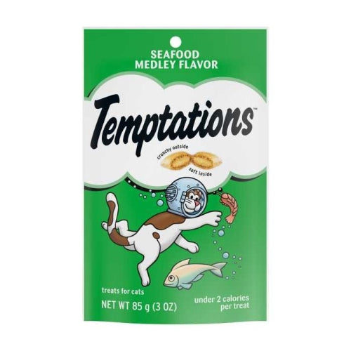 Pedigree, Whiskas Temptations Seafood Medley, 3 Oz
