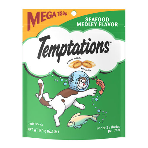 Pedigree, Whiskas Temptations Seafood Medley, 6.35 Oz