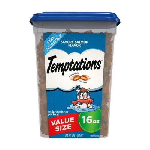Pedigree, Whiskas Temptations Savory Salmon, 16 Oz