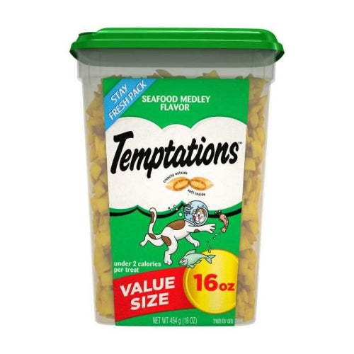 Pedigree, Whiskas Temptations Seafood Medley, 16 Oz