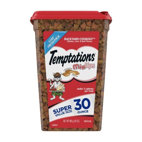 Pedigree, Whiskas Temptations Backyard Cookout, 30 Oz
