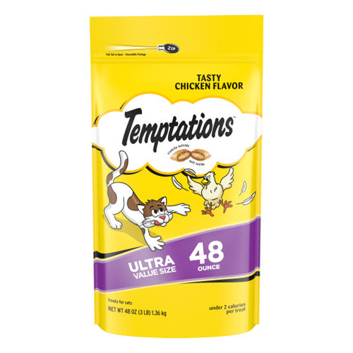Pedigree, Whiskas Temptations Chicken, 48 Oz