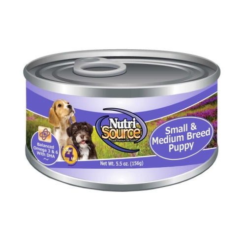 Nutrisource Puppy Small & Medium Breed Canned 5.5 Oz (Case of 12) by Nutrisource/Tuffys