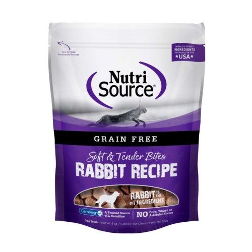 Nutrisource Grain Free Rabbit Dog Treats 6 Oz by Nutrisource/Tuffys