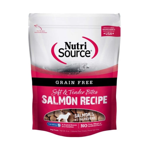 Nutrisource Grain Free Salmon Dog Treats 6 Oz by Nutrisource/Tuffys