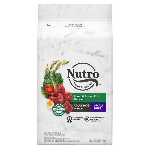 Nutro Products, Inc., Nutro Small Bites Adult Lamb & Rice, 5 Lbs