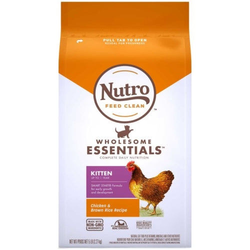 Nutro Products, Inc., Nutro Kitten Chicken/Rice, 5 Lbs