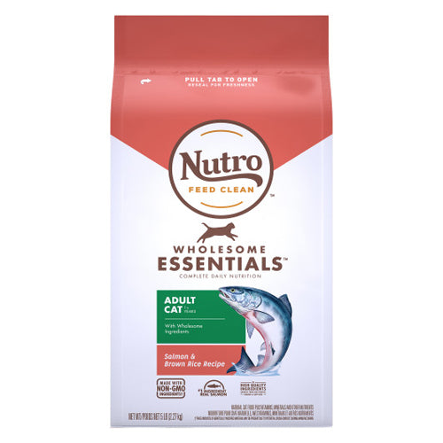 Nutro Products, Inc., Nutro Adult Cat Salmon & Rice, 5 Lbs