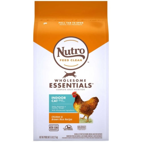 Nutro Products, Inc., Nutro Indoor Adult Chicken/Rice, 5 Lbs