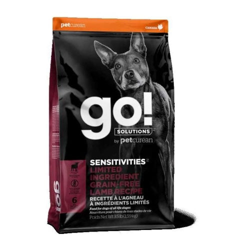 Petcurean Go! Sensetivities Lid Grain Free Lamb Recipe 3.5 Lbs by Petcurean