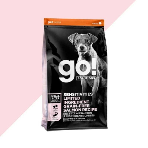 Petcurean Go! Sensetivities Lid Grain Free Small Bite Salmon Recipe 6 Lbs by Petcurean