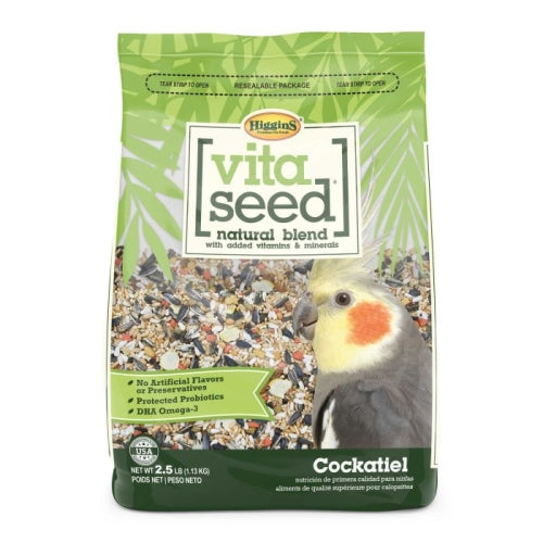 Higgins, Higgins  Cockatiel, 2.5 Lbs
