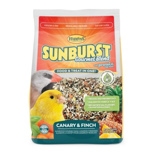 Higgins Sunburst Canary/Finch 2Lbs by Higgins