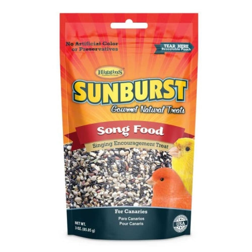 Higgins SunBurst Gourmet Song Food 3 Oz by Higgins