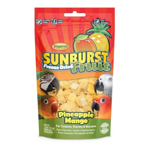 Higgins Sunburst Freeze Dried Fruit Pineapple Mango .5 Oz by Higgins