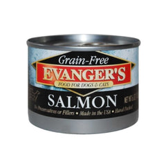 Evanger's Grain-Free Wild Salmon For Dogs & Cats 6 Oz (Case of 6) by Evangers