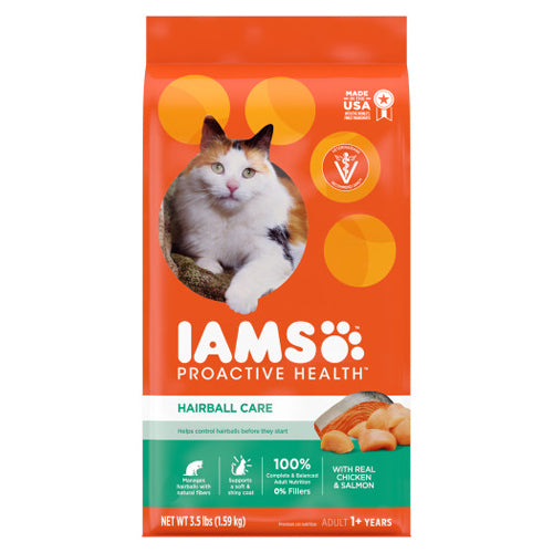 Iams, Iams Cat Hairball Care (4 Per Bale), 3.5 Lbs