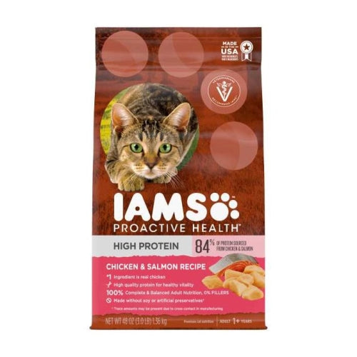 Iams Cat High Protein Chicken & Salmon 3 Lbs by Iams