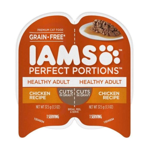 Iams Perfect Portions Adult Cuts- Chicken 2.6 Oz (Case of 24) by Iams