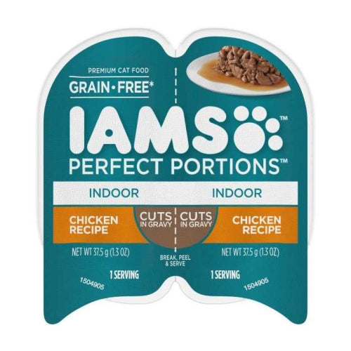 Iams Perfect Portions Indoor Cuts- Chicken 2.6 Oz (Case of 24) by Iams