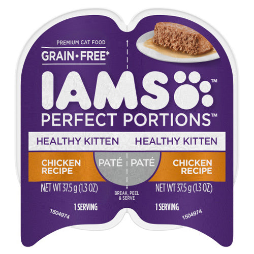 Iams, Iams Perfect Portions Kitten Chicken Pate, 2.6 Oz (Case of 24)