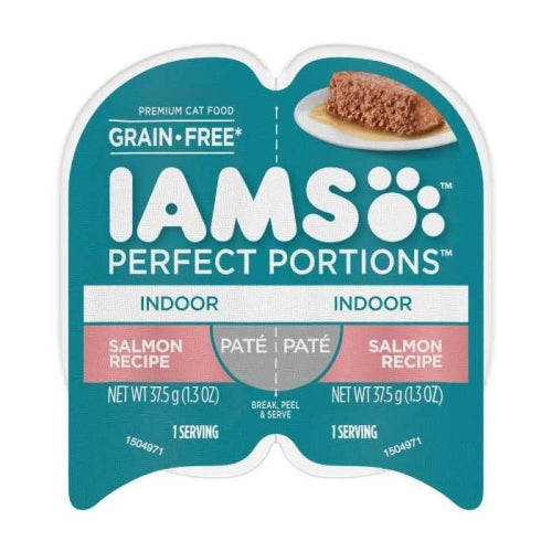 Iams Perfect Portions Indoor Salmon Pate 2.6 Oz (Case of 24) by Iams