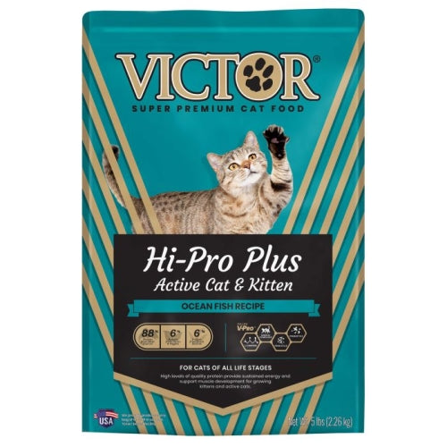 Victor Hi-Pro Plus Active Cat/Kitten 5 Lbs by Victor