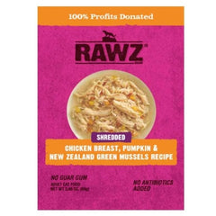 Rawz Shredded Chicken Breast, Pumpkin & Nzgm 2.46 Oz (Case of 8) by Rawz C/O Pioneer Freight & Log