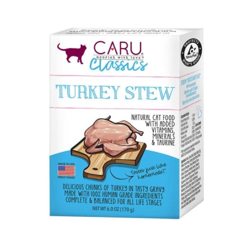 Caru Cat Turkey Stew 6 Oz (Case of 12) by Caru Pet Food