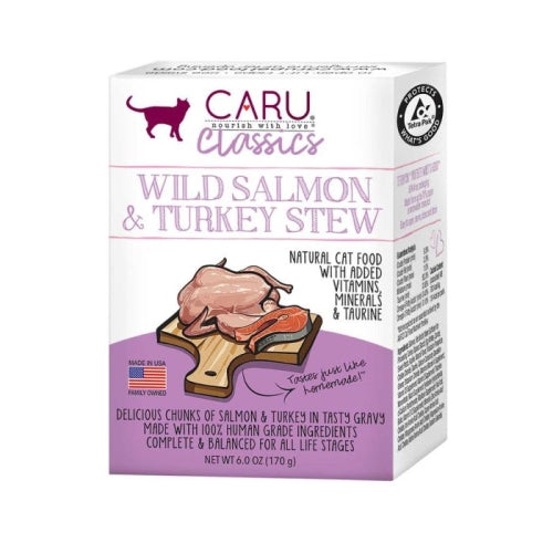 Caru Cat Salmon & Turkey Stew 6 Oz (Case of 12) by Caru Pet Food