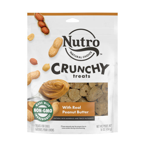 Nutro Products, Inc., Nutro Crunchy Treats Peanut Butter, 16 Oz