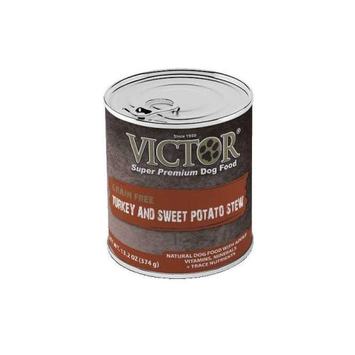 Victor Grain Free Turkey & Sweet Potato Stew 13.2 Oz (Case of 12) by Victor