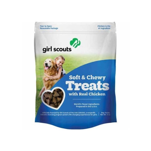 Nutrisource Girl Scouts Soft & Chewy Chicken Dog Treats 5 Oz by Nutrisource/Tuffys