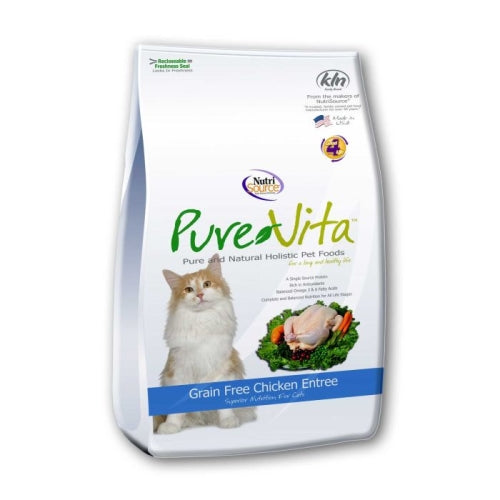 Nutrisource Pure Vita Grain Free Chicken & Peas Entree Cat Food (10 Per Bale) 2.2 Lbs by Nutrisource/Tuffys