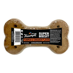 Triumph Super Single Pumpkin & Cinnamon Biscuits 3.5 Oz (Case of 2) by Triumph/Sunshine Mills