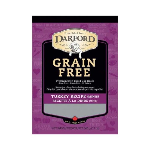 Darford Grain Free Turkey Recipe Mini's 12 Oz (Case fo 6) by Darford