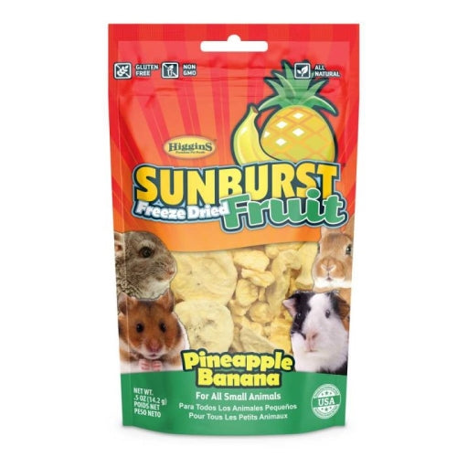 Higgins Sunburst Freeze Dried Fruit Pineapple Banana .5 Oz by Higgins