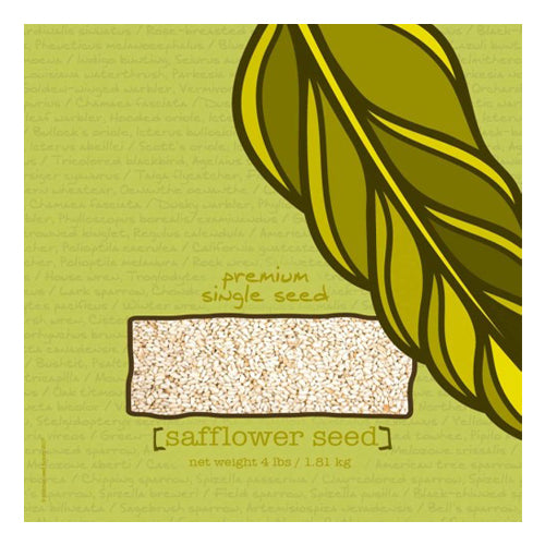 Volkman Seed Company Premium Single Seed Safflower Bird Food 1 Each/4 lb by Volkman Seed Company