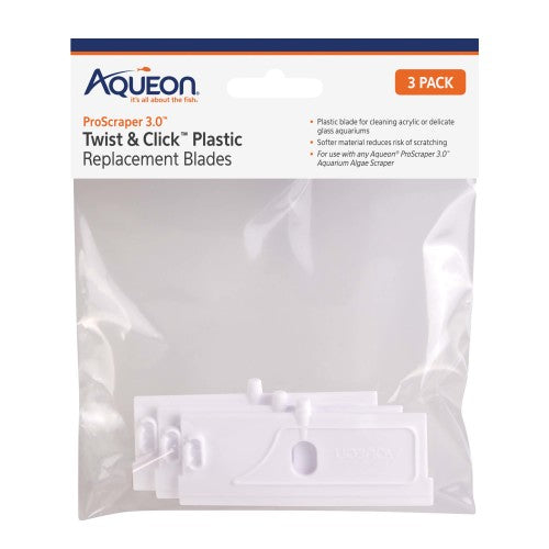 Aqueon, Aqueon ProScraper 3.0™ Twist & Click™ Plastic Replacement Blades, 1 Each/One Size
