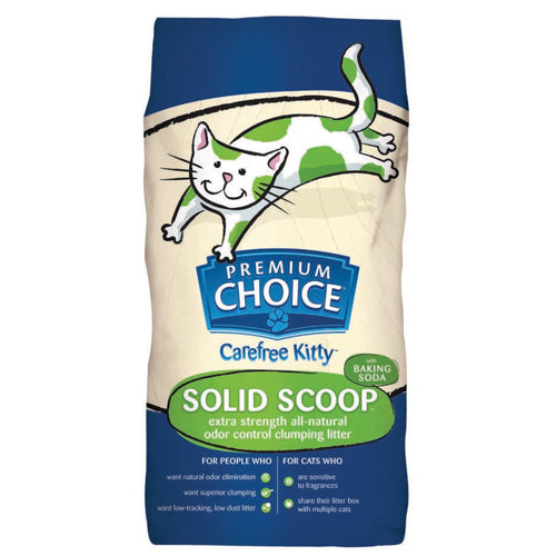 Premium Choice Litter, Premium Choice Litter Carefree Kitty Unscented with Baking Soda Scoop Cat Litter, 1 Each/50 lb