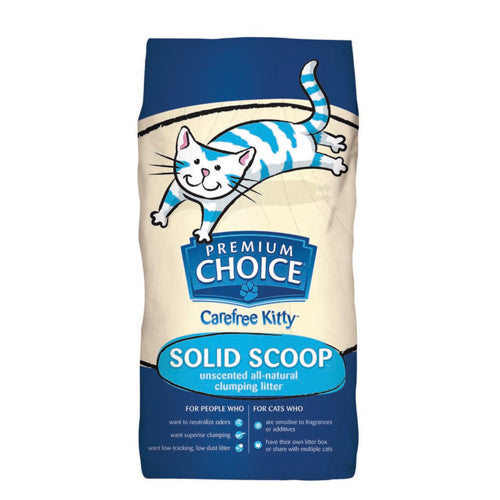Premium Choice Litter Carefree Kitty Unscented All Natural Scoop Cat Litter 1 Each/40 lb by San Francisco Bay Brand