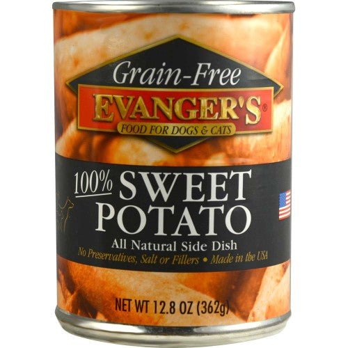 Evangers, Evanger's Grain-Free Wet Dog & Cat Food, Sweet Potato, 12Each/12.8 Oz, 12 Pack (Count of 12)