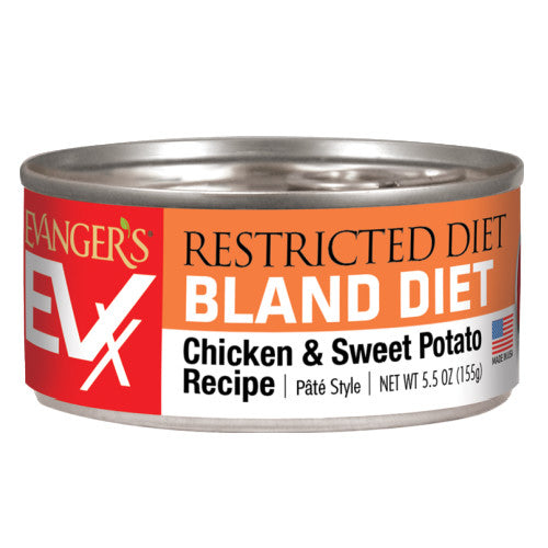 Evangers, Evanger's Evanger's EVx Restricted Diet Bland Diet Wet Cat Food, Chicken & Sweet Potato, 24Each/5.5 Oz (Count of 24)