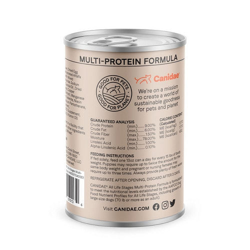 Canidae, CANIDAE All Life Stages Multi-Protein Wet Dog Food, Chicken, Lamb & Fish, 12Each/13 Oz (Count of 12)