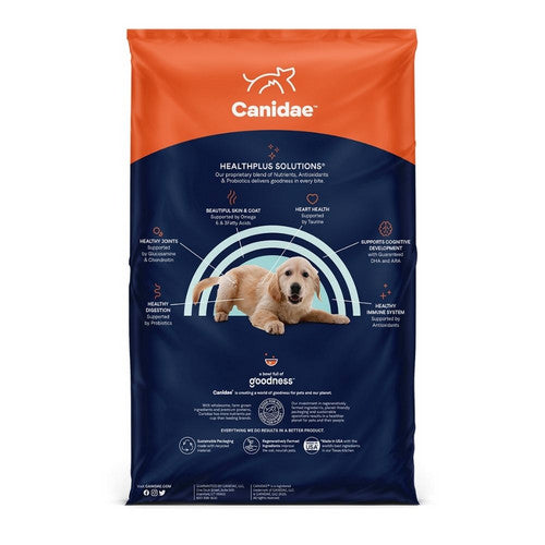 Canidae, CANIDAE PURE Puppy Grain-Free LID Dry Dog Food, Chicken, Lentil & Whole Egg, 1 Each/12 lb