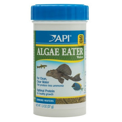 API, API Algae Eater Premium Sinking Wafer Fish Food, 1.3 Oz