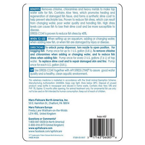 API, API Stress Coat Remedy, With Pump / 16 Oz